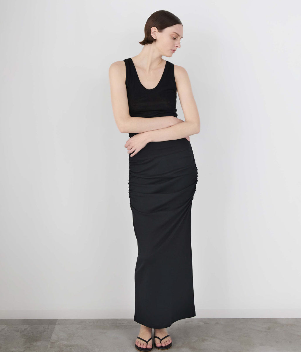 スカート LIFILL COTTONY SOFT STRETCH GATHER SKIRT COTTONY® SOFT STRETCH GATHER SKIRT – LIFiLL ONLINE