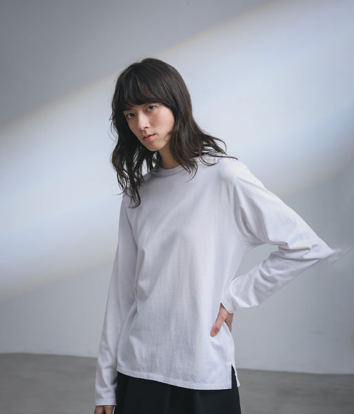 COTTONY® SIDE SLIT LONGSLEEVE TEE