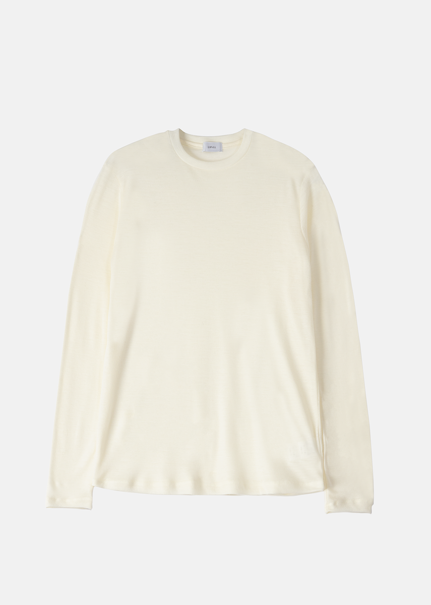 2025 ストレッチ リブ ロング スリーブ TEE LIFiLL（リフィル）公式｜WOOLISH（ウーリッシュ）ストレッチ