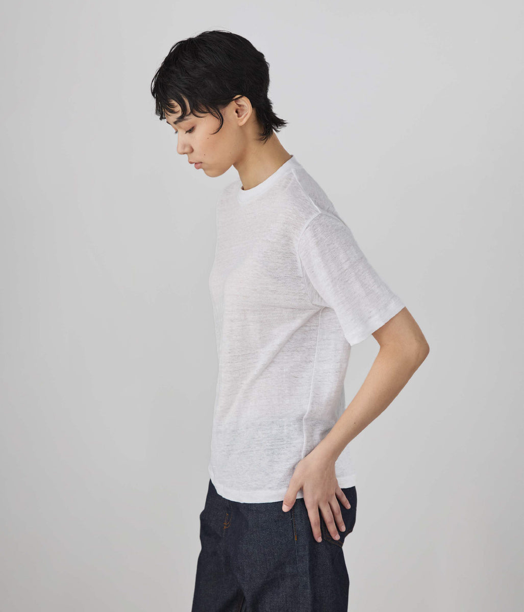 トップス LIFiLL Linen Tee (White) LINEN TEE – LIFiLL ONLINE