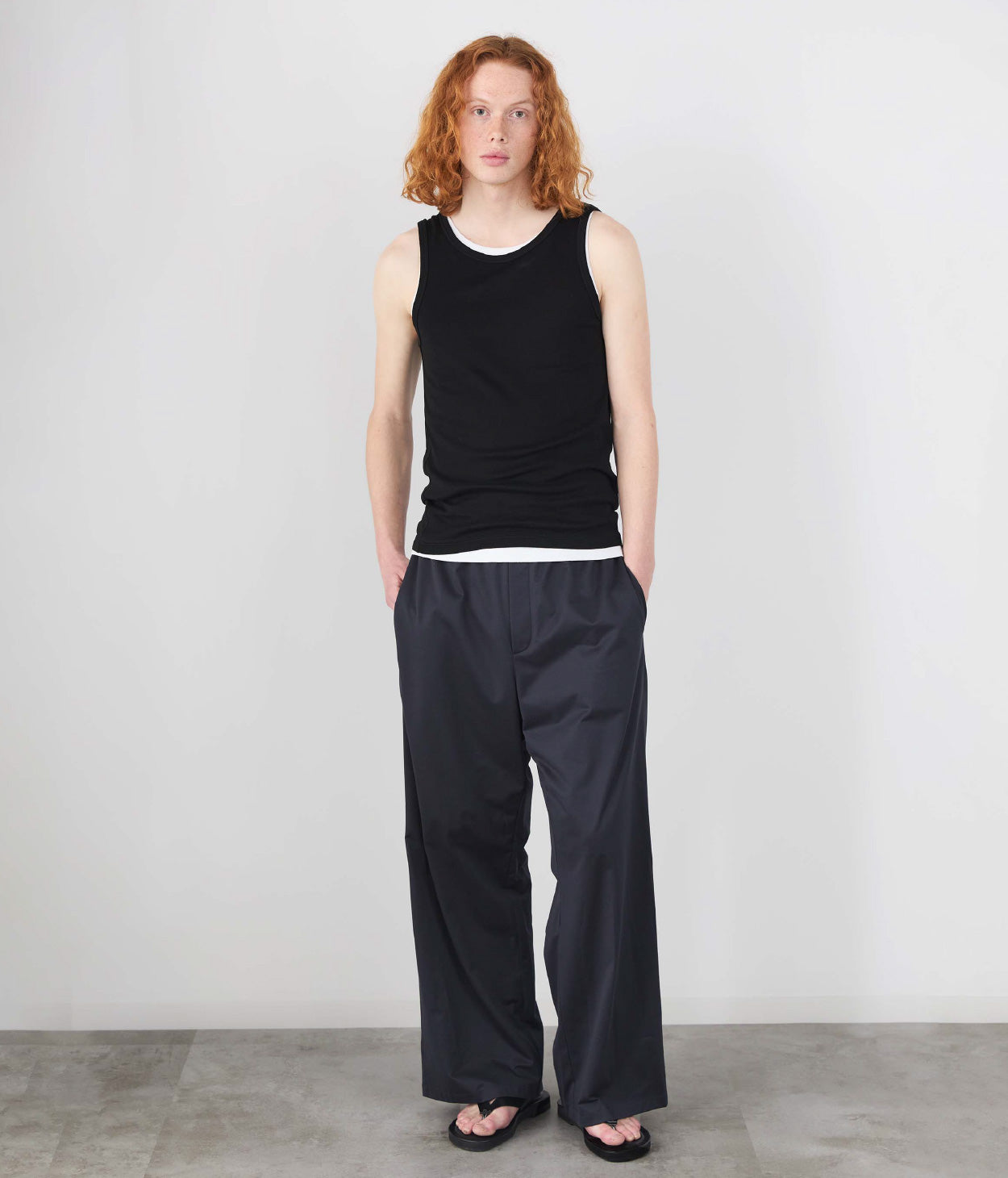 GIZA45 RELAX WIDE PANTS