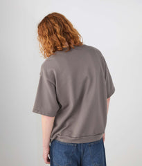 COTTONY® SWEAT HALF ZIP SHORT SLEEVE