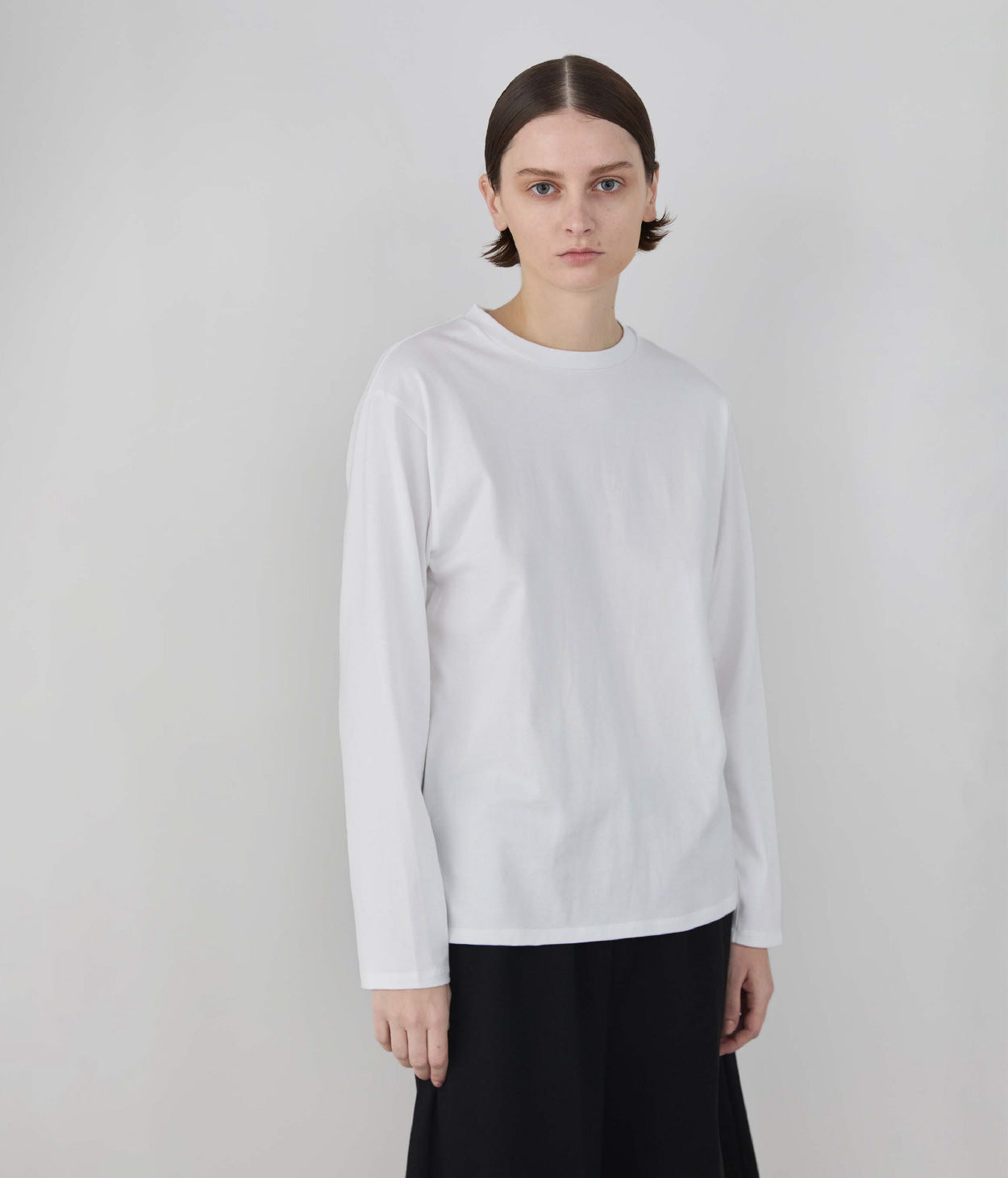 COTTONY® SIDE SLIT LONGSLEEVE TEE