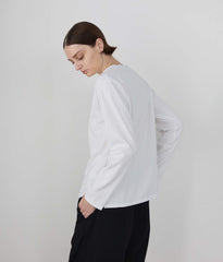 COTTONY® SIDE SLIT LONGSLEEVE TEE