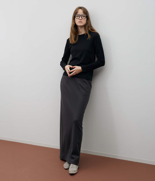 COTTONY® SOFT STRETCH LONGSLEEVE TEE for WOMEN