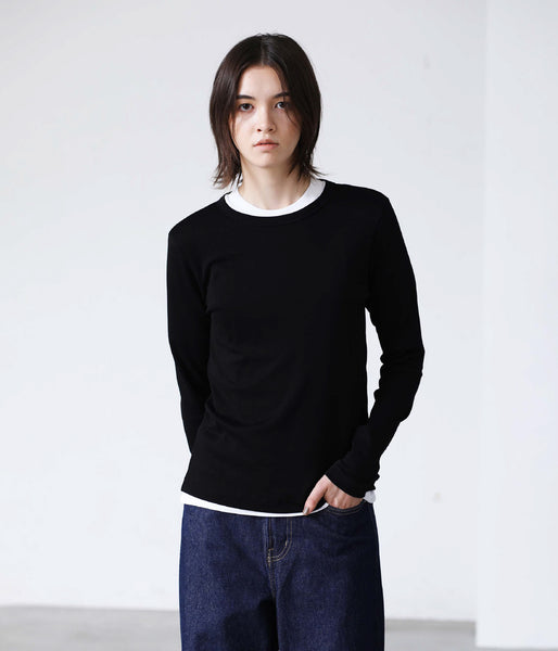 COTTONY® SOFT STRETCH LONGSLEEVE TEE FOR WOMEN