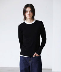 COTTONY® SOFT STRETCH LONGSLEEVE TEE FOR WOMEN