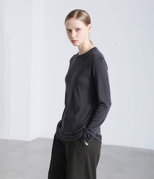 WOOLISH STRETCH LONGSLEEVE TEE for WOMEN