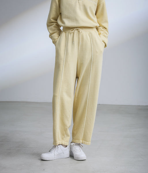 COTTONY® SWEAT WIDE PANTS GARMENT DYE