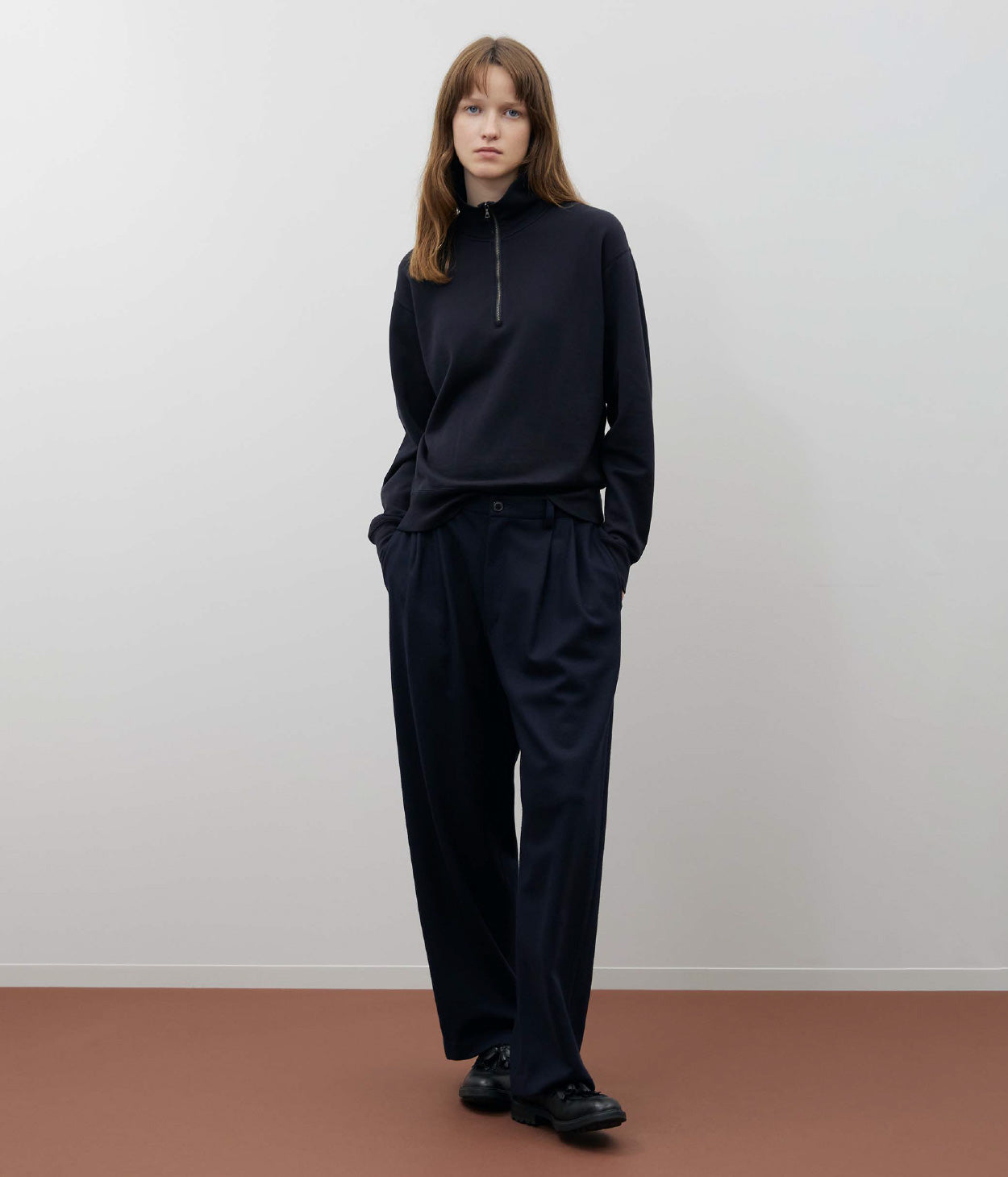 COTTONY® SWEAT HALF ZIP POLO