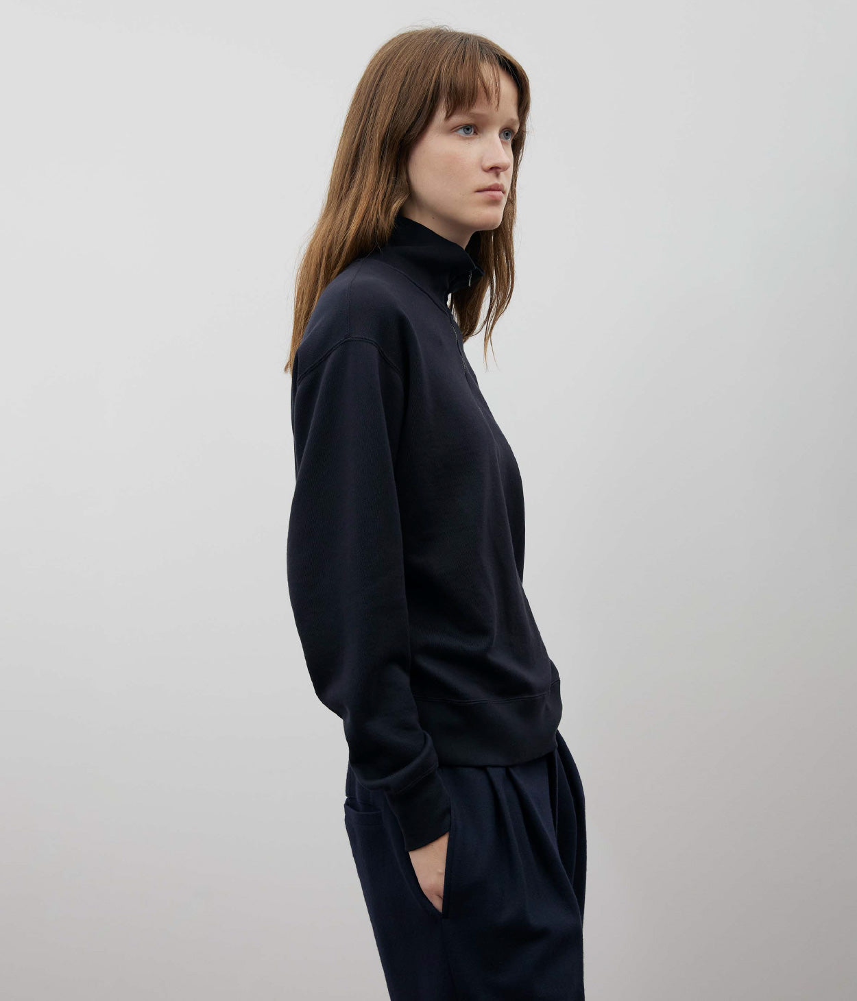 COTTONY® SWEAT HALF ZIP POLO