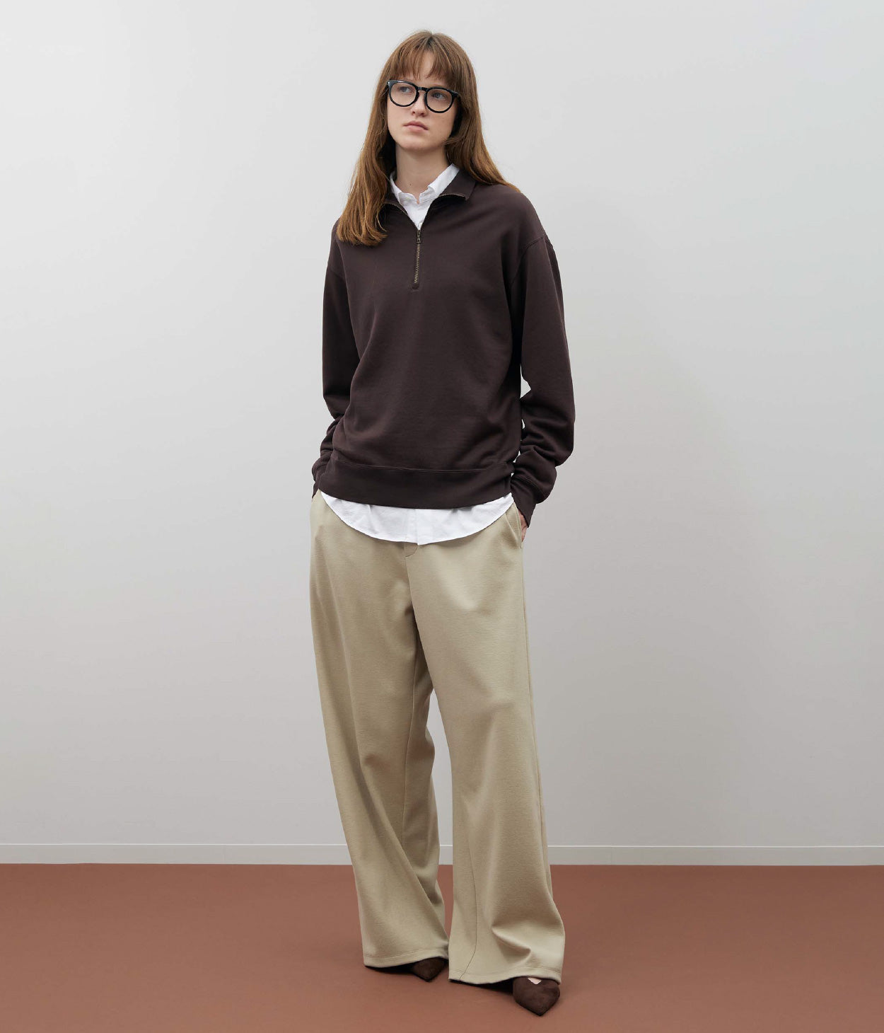 COTTONY® SWEAT HALF ZIP POLO