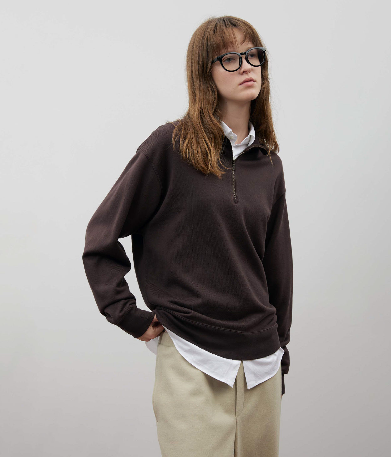 COTTONY® SWEAT HALF ZIP POLO