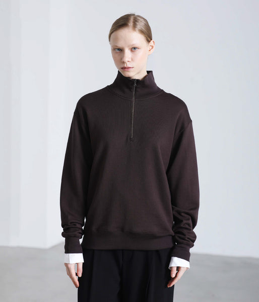 COTTONY® SWEAT HALF ZIP POLO