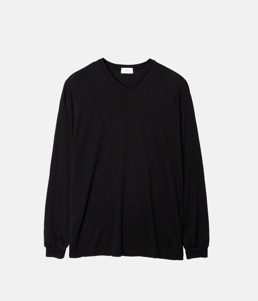 WOOLISH V-NECK LONGSLEEVE TEE