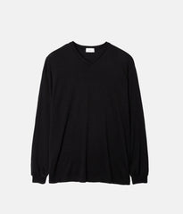 WOOLISH V-NECK LONGSLEEVE TEE