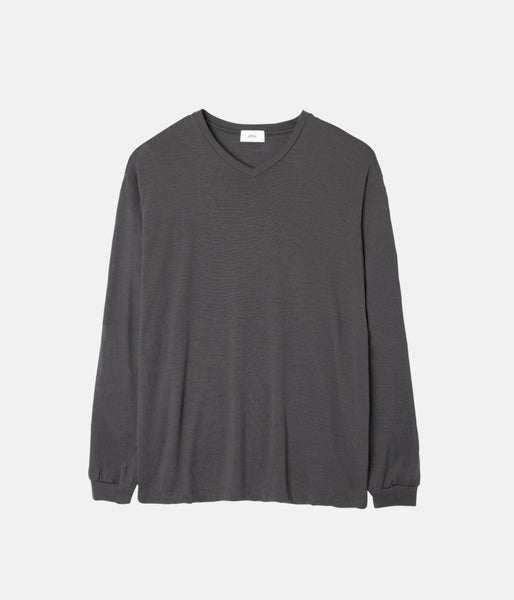 WOOLISH V-NECK LONGSLEEVE TEE