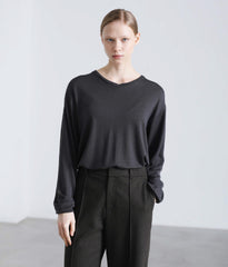 WOOLISH V-NECK LONGSLEEVE TEE