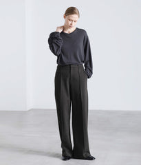 WOOLISH V-NECK LONGSLEEVE TEE