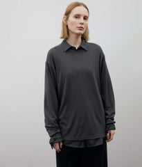 WOOLISH V-NECK LONGSLEEVE TEE