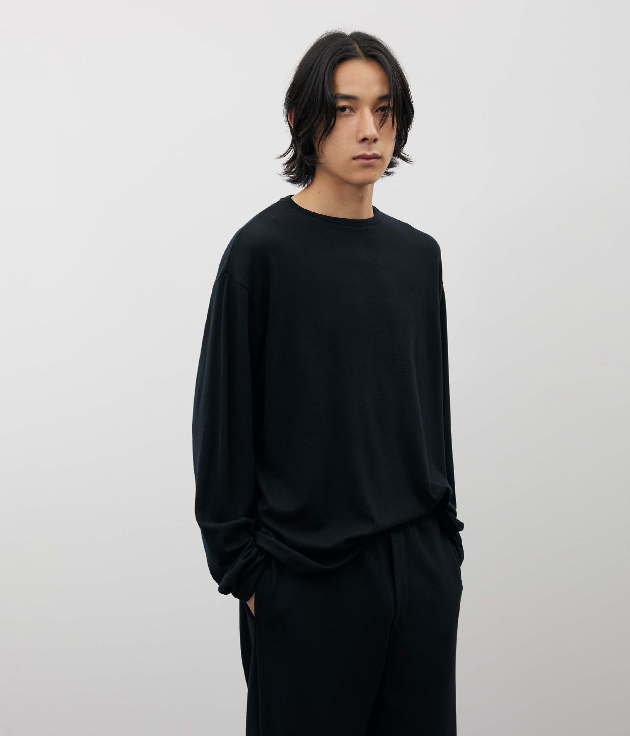 SUPER200's WOOL LONGSLEEVE TEE