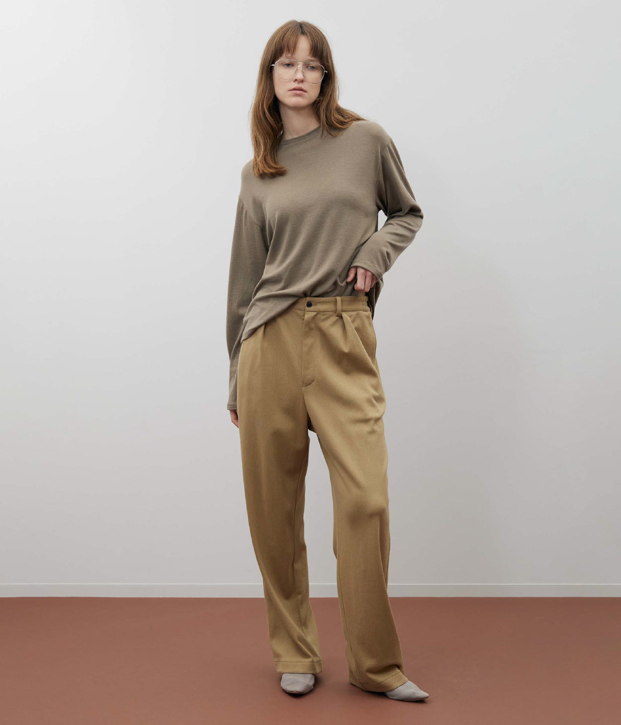 SUPER200's WOOL LONGSLEEVE TEE