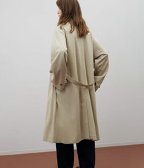 WOOLISH MILLED SMOOTH SOUTIEN COLLAR COAT