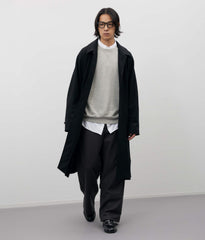 WOOLISH MILLED SMOOTH SOUTIEN COLLAR COAT