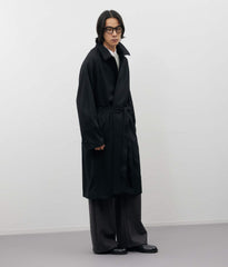 WOOLISH MILLED SMOOTH SOUTIEN COLLAR COAT