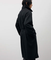 WOOLISH MILLED SMOOTH SOUTIEN COLLAR COAT