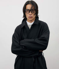 WOOLISH MILLED SMOOTH SOUTIEN COLLAR COAT