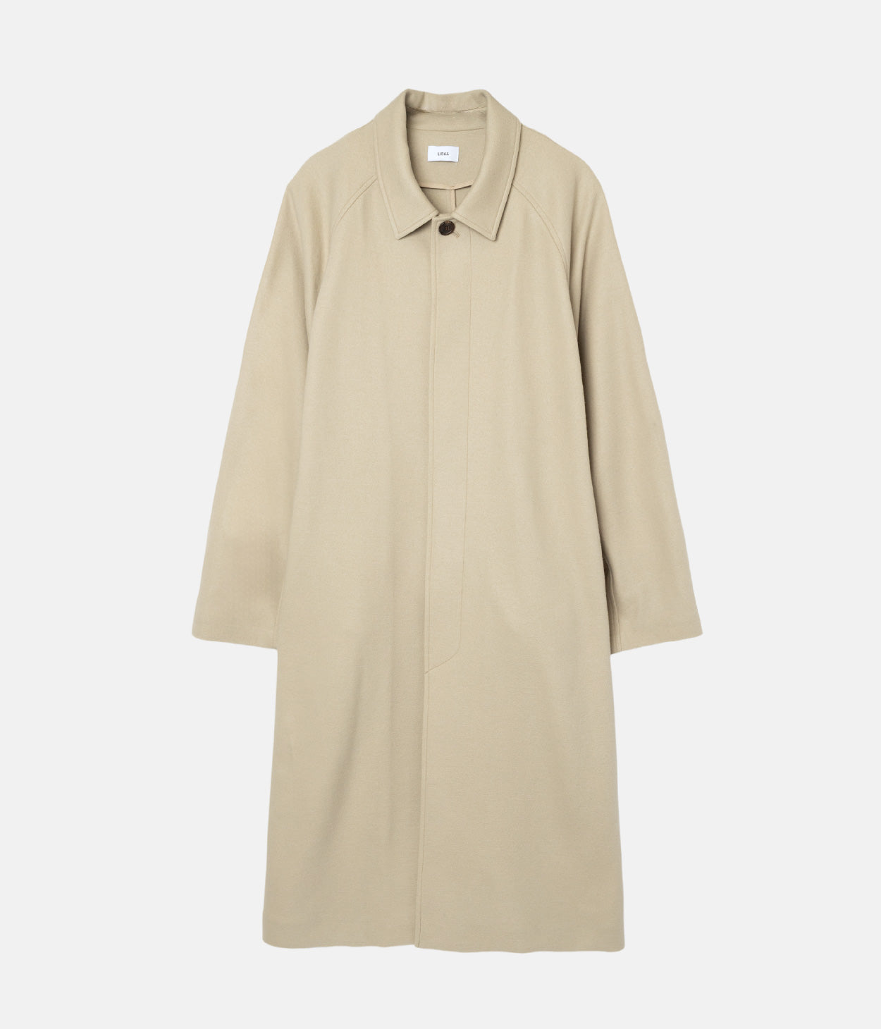 WOOLISH MILLED SMOOTH SOUTIEN COLLAR COAT