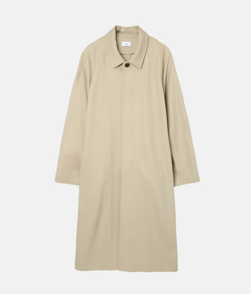 WOOLISH MILLED SMOOTH SOUTIEN COLLAR COAT
