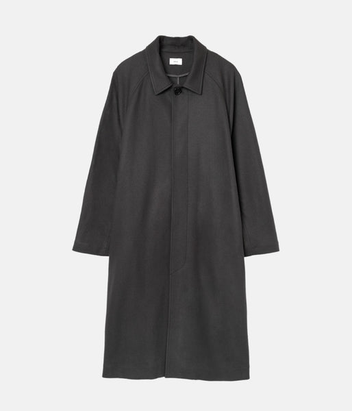 WOOLISH MILLED SMOOTH SOUTIEN COLLAR COAT