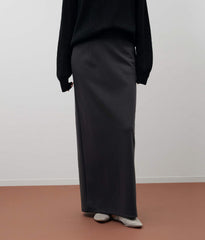 WOOLISH MILLED SMOOTH LONG SKIRT