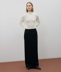 WOOLISH MILLED SMOOTH LONG SKIRT