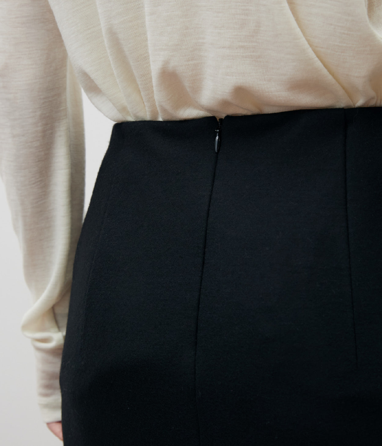 WOOLISH MILLED SMOOTH LONG SKIRT