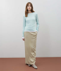 WOOLISH MILLED SMOOTH LONG SKIRT