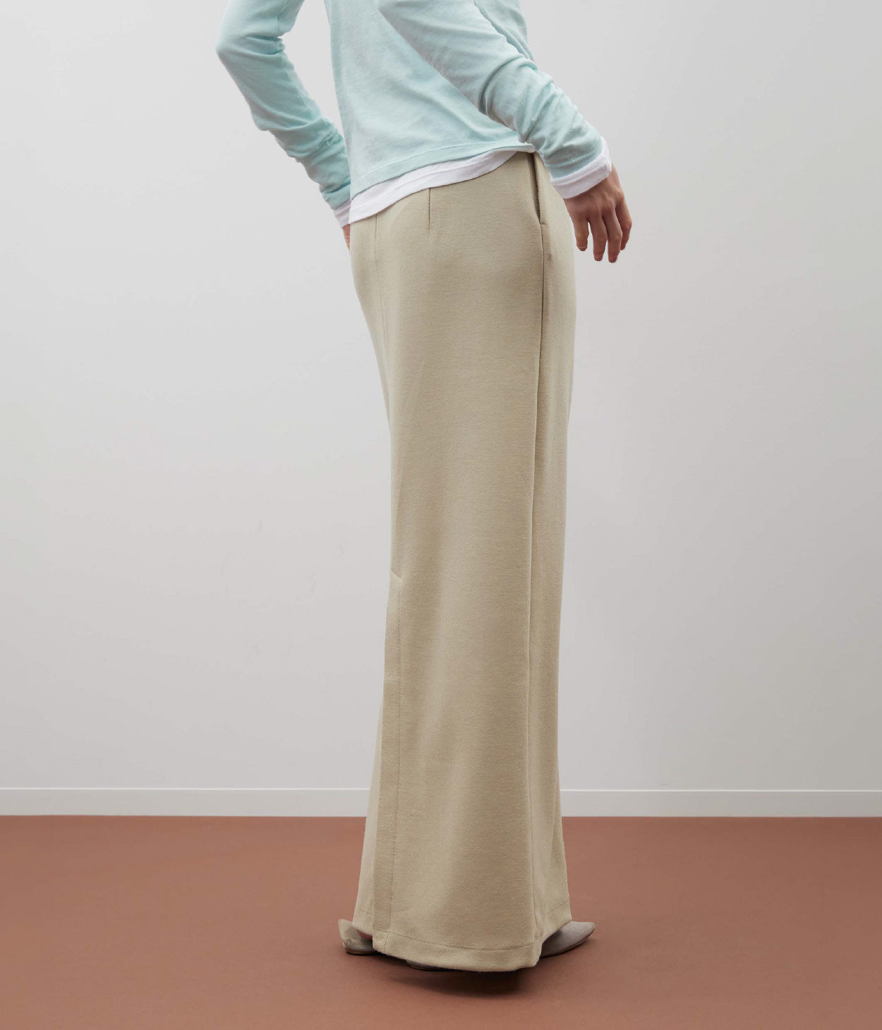 WOOLISH MILLED SMOOTH LONG SKIRT