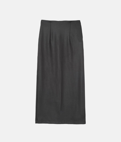 WOOLISH MILLED SMOOTH LONG SKIRT