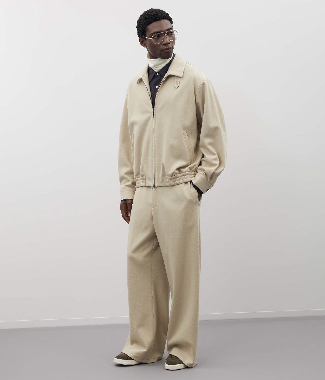 WOOLISH MILLED SMOOTH BLOUSON