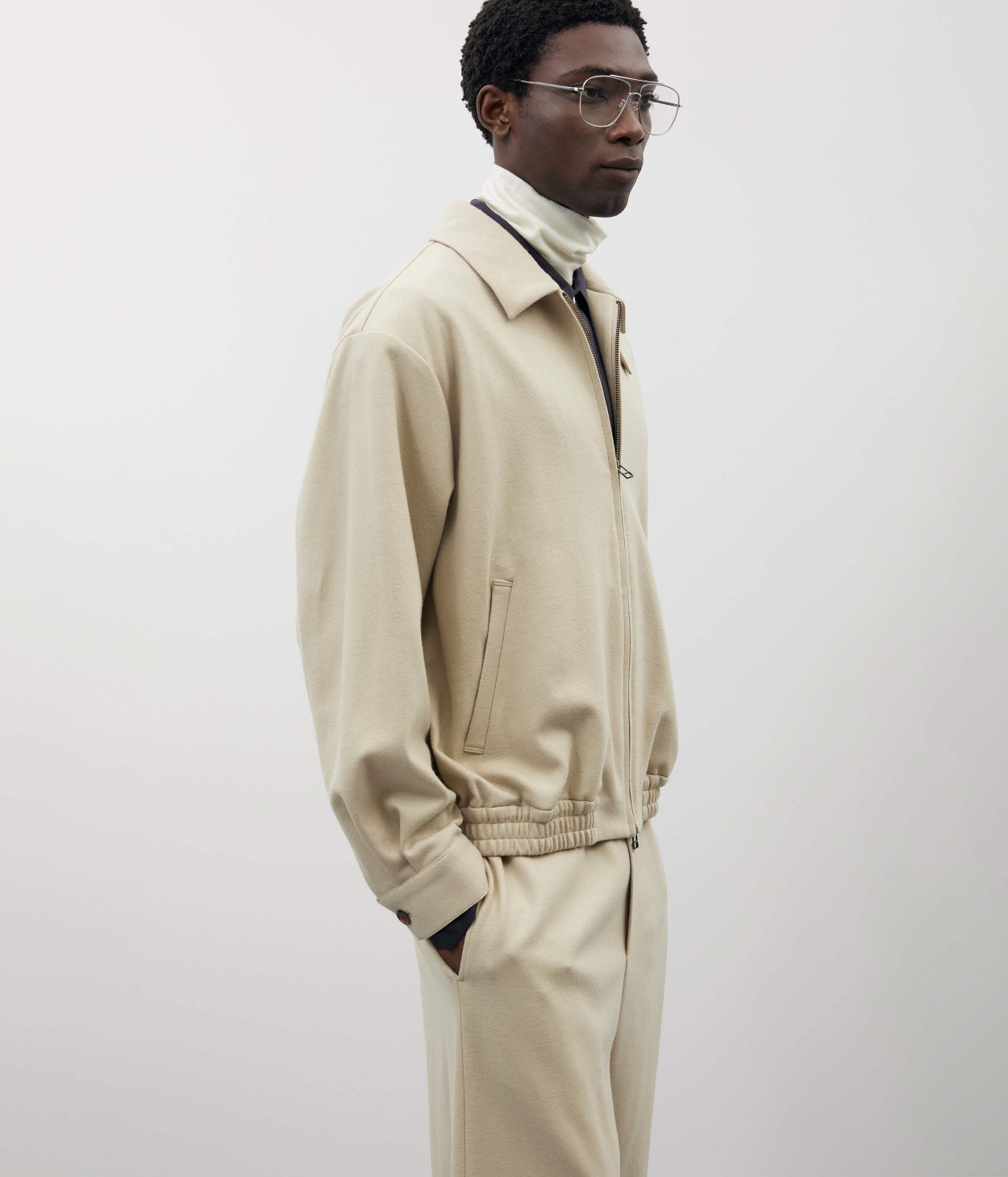 WOOLISH MILLED SMOOTH BLOUSON