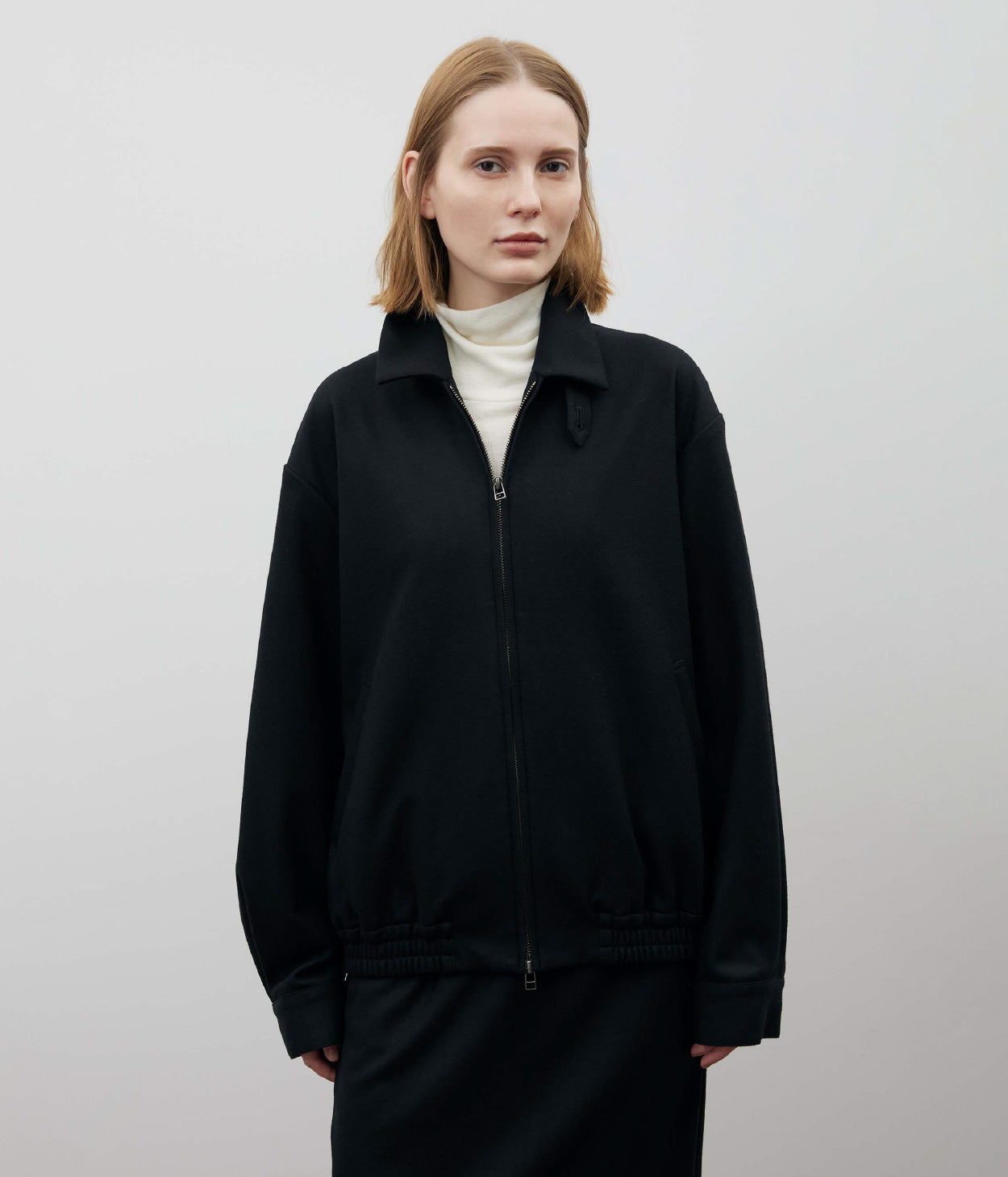 WOOLISH MILLED SMOOTH BLOUSON