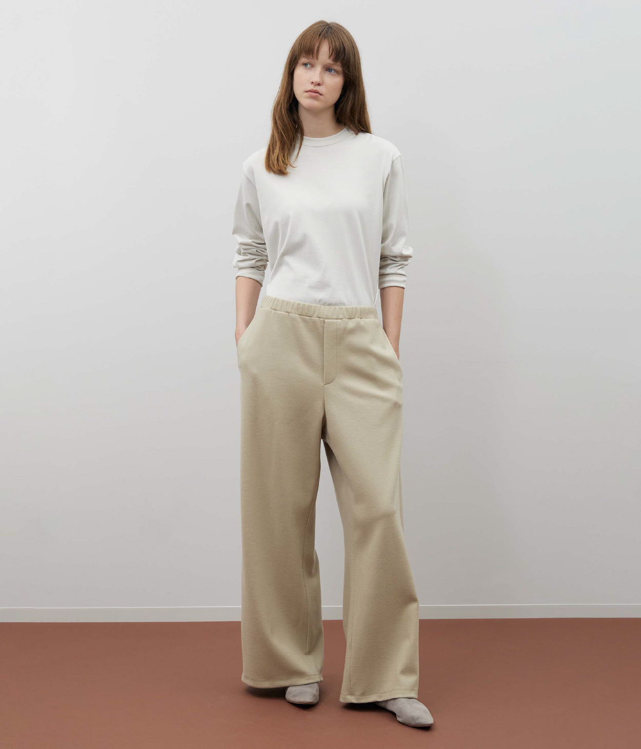 WOOLISH MILLED SMOOTH RELAX PANTS