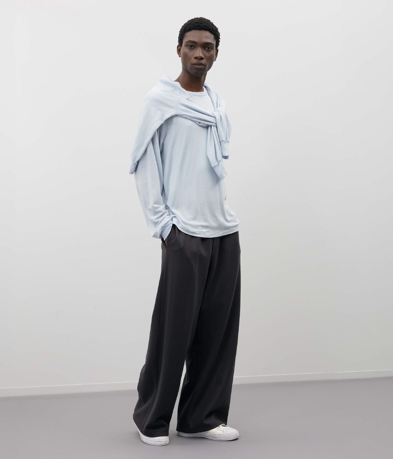 WOOLISH MILLED SMOOTH RELAX PANTS