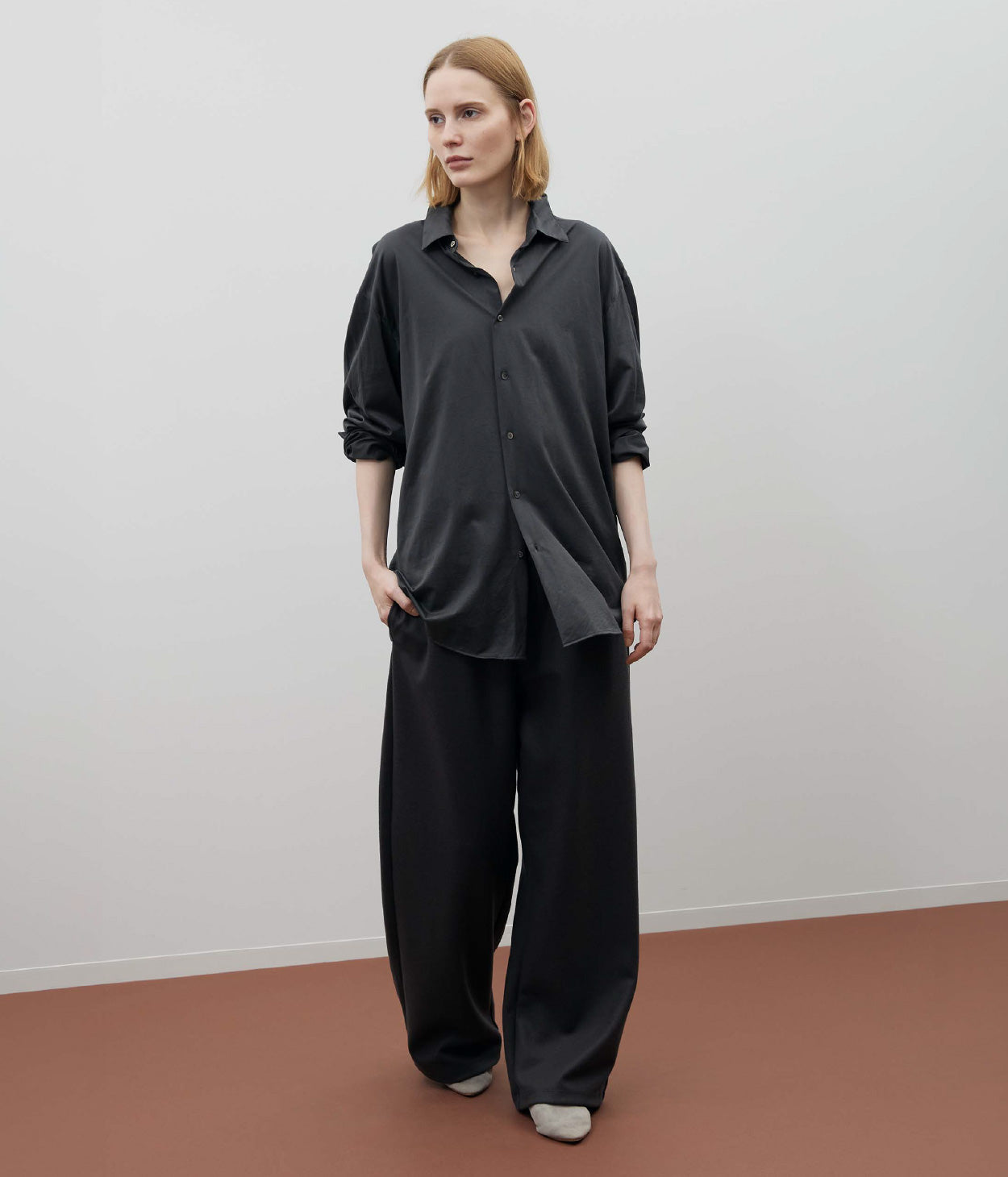 WOOLISH MILLED SMOOTH RELAX PANTS