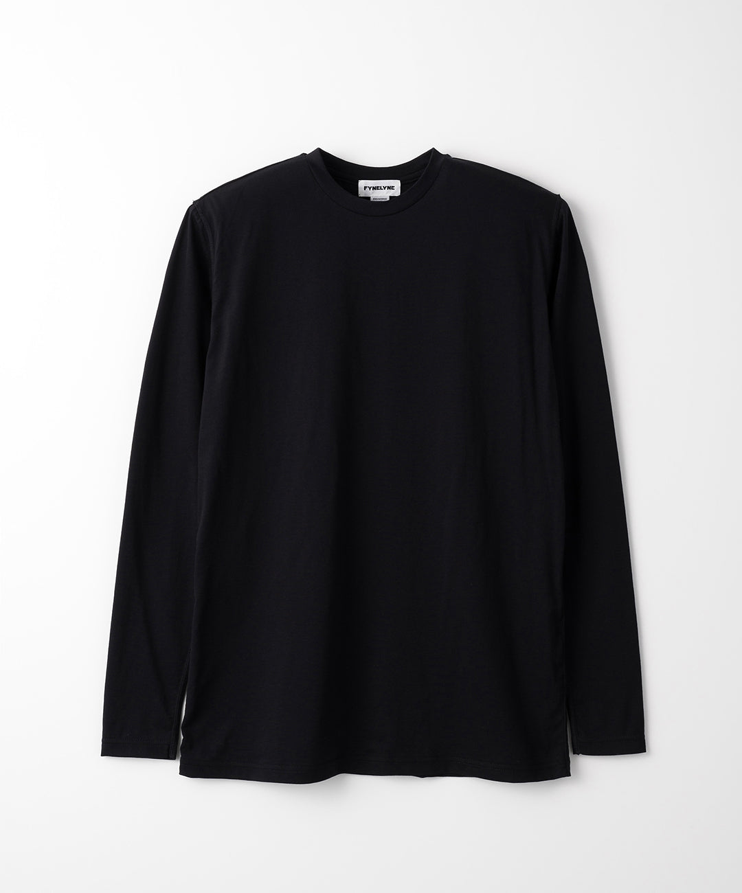 FYNELYNE engineered by LIFiLL / COTTONY LONG SLEEVE CREW NECK