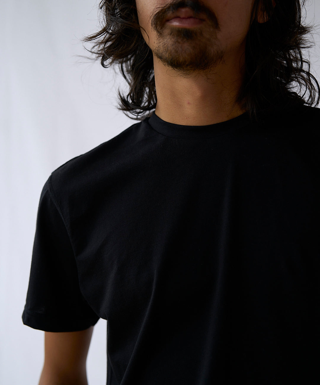 FYNELYNE engineered by LIFiLL / COTTONY SHORT SLEEVE CREW NECK